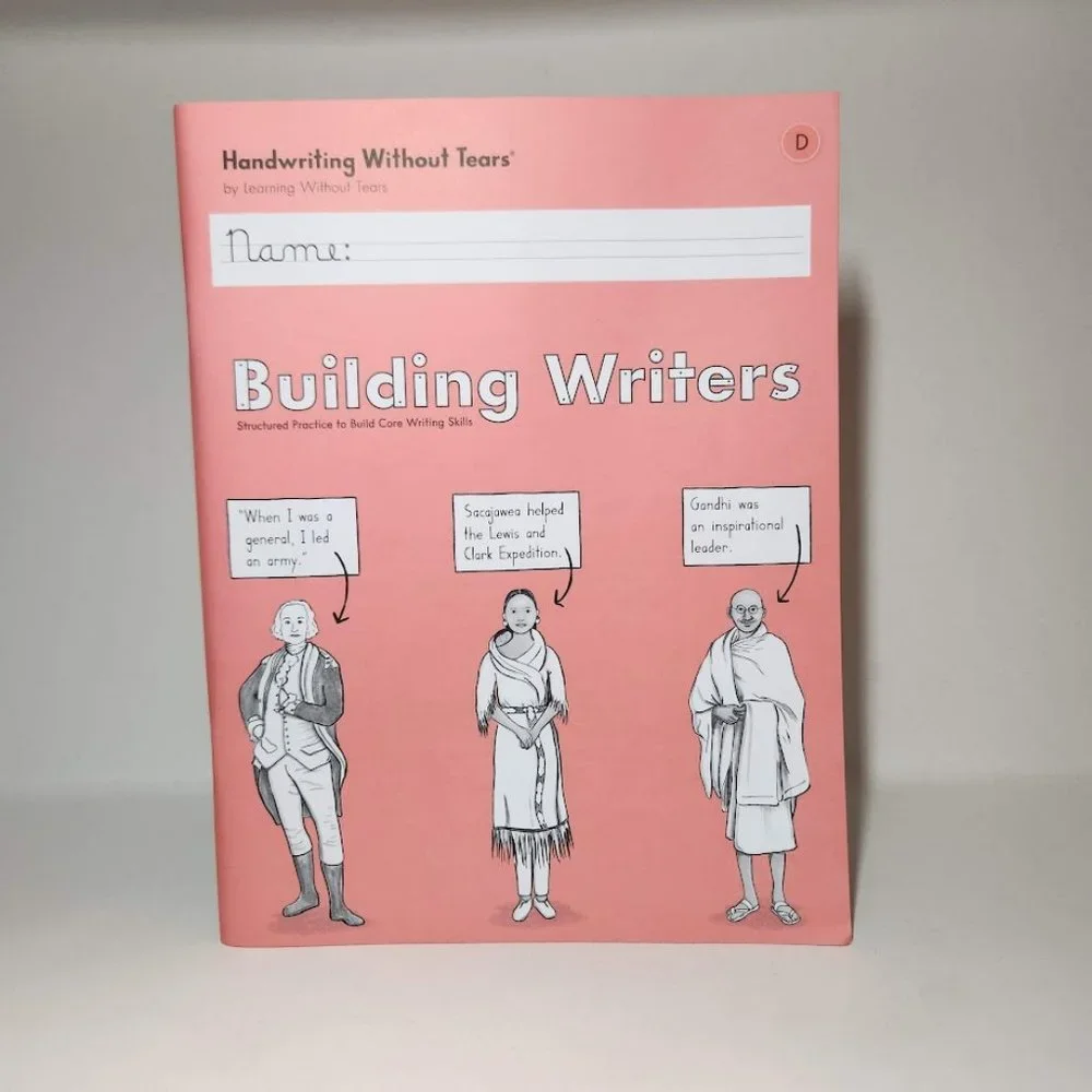 Handwriting Without Tears Building Writers D 3rd Grade ISBN 9781952970924 Easter